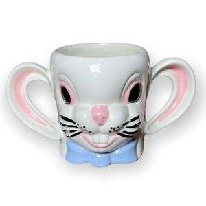 Unique vintage rabbit bunny mug